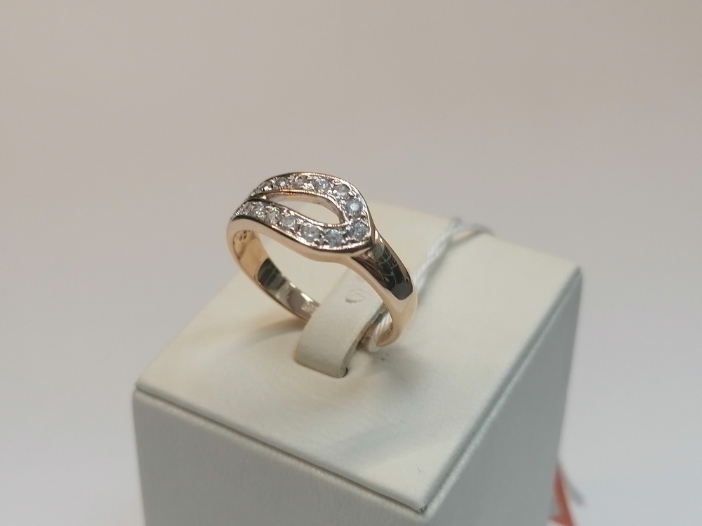 КОЛКМИ585 КОЛЬЦО С КАМНЯМИ (Au 585)