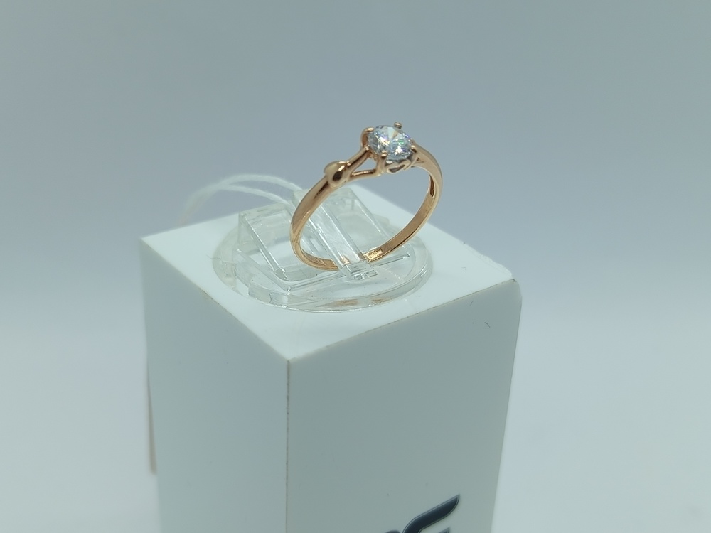 КОЛКМ585 КОЛЬЦО С КАМНЕМ (Au 585)