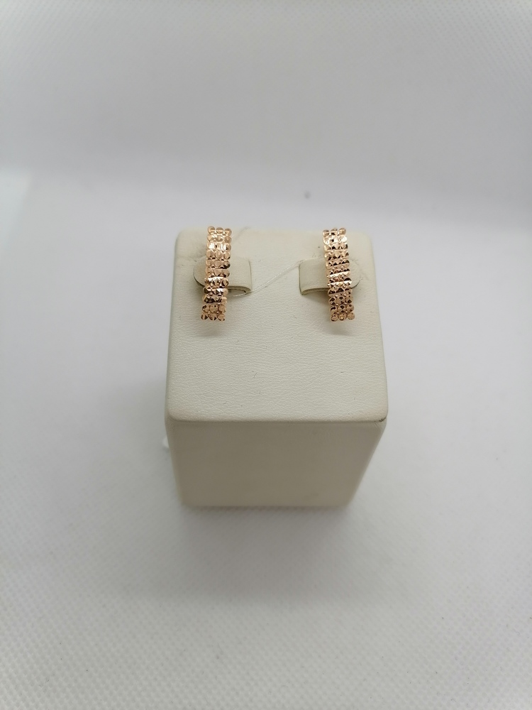 СЕРЬГИ БЕЗ КАМНЯ (Au 585)