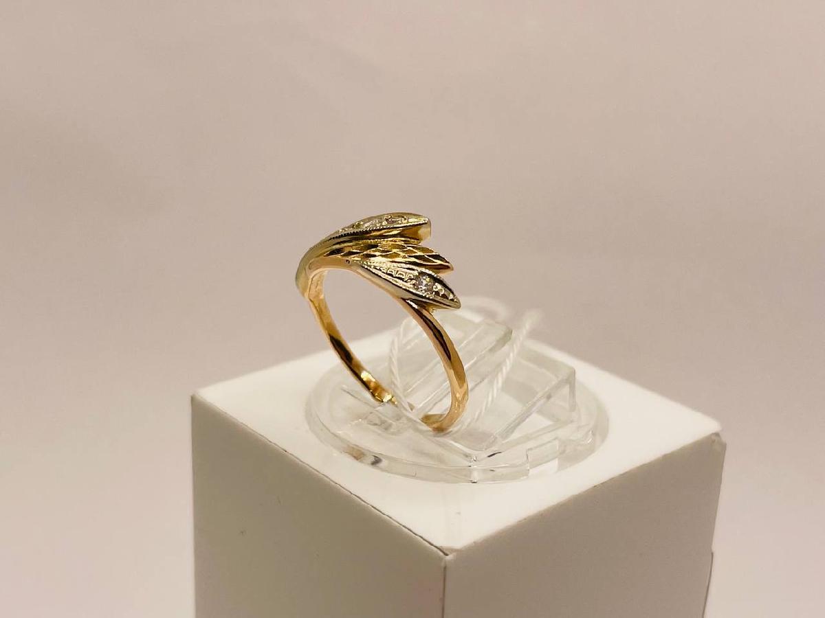 КОЛКМИ585 КОЛЬЦО С КАМНЯМИ (Au 585)