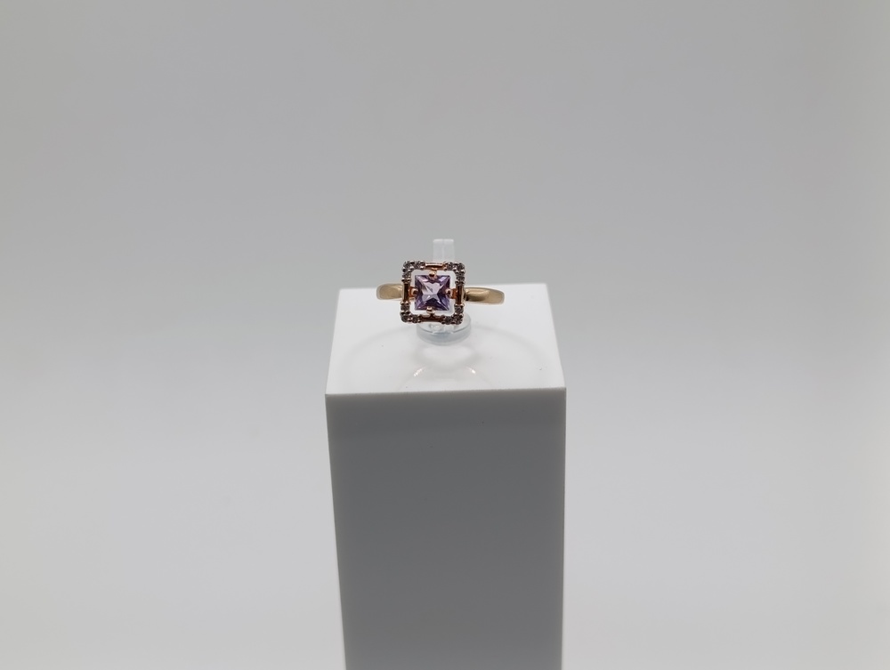 КОЛКМИ585 КОЛЬЦО С КАМНЯМИ (Au 585)