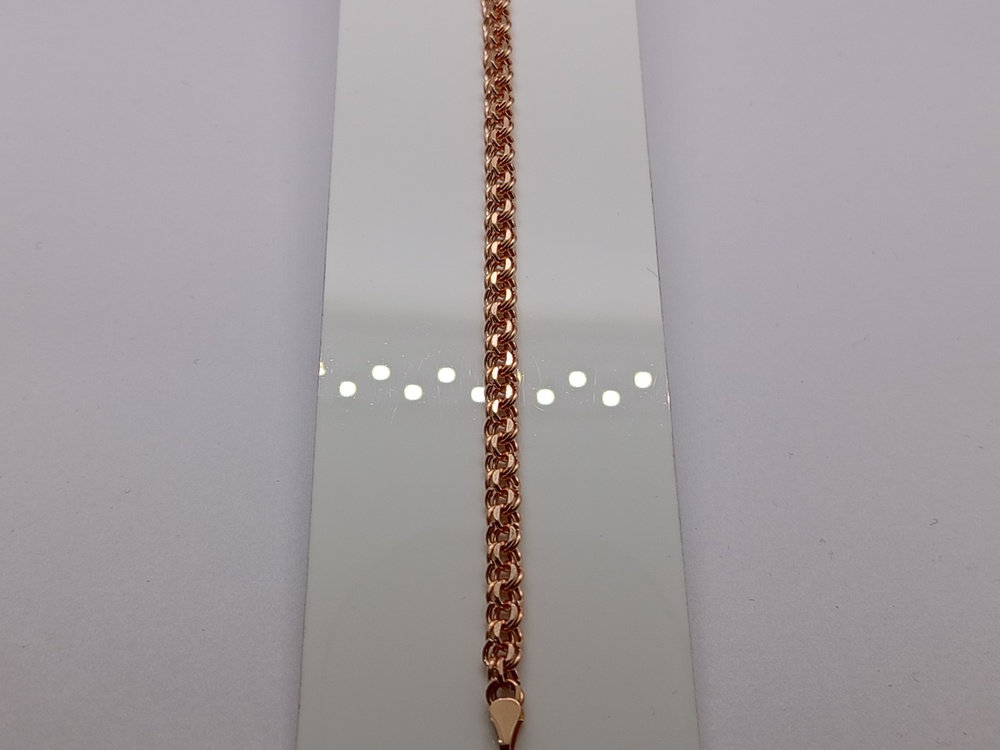 БРАСЛЕТ ПУСТОТЕЛЫЙ Бисмарк (Au 585)