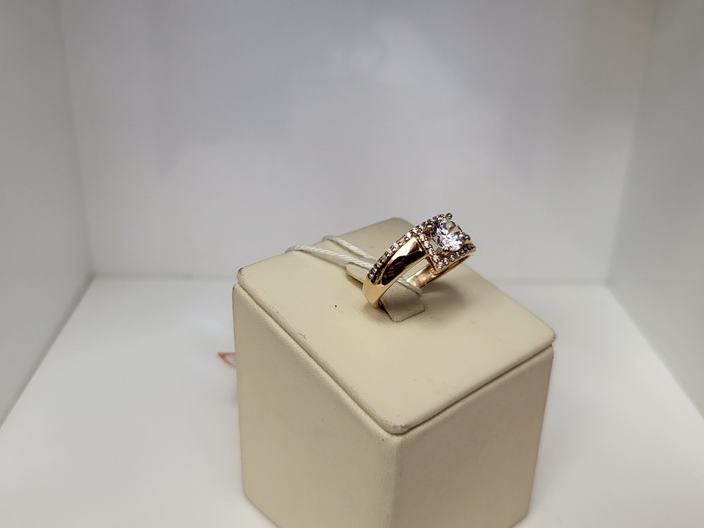 КОЛКМИ585 КОЛЬЦО С КАМНЯМИ (Au 585)
