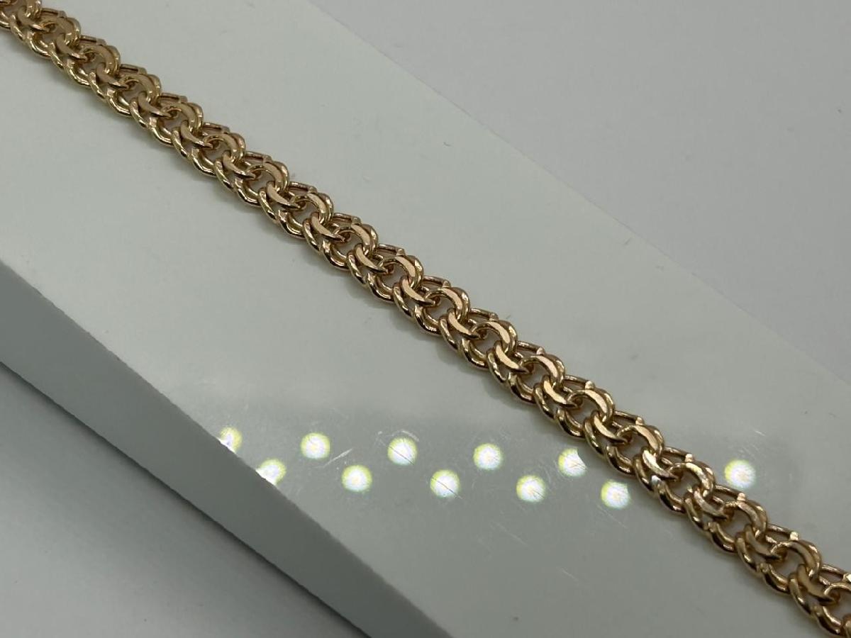 670009024 БРАСЛЕТ ПУСТОТЕЛЫЙ Бисмарк (Au 585)