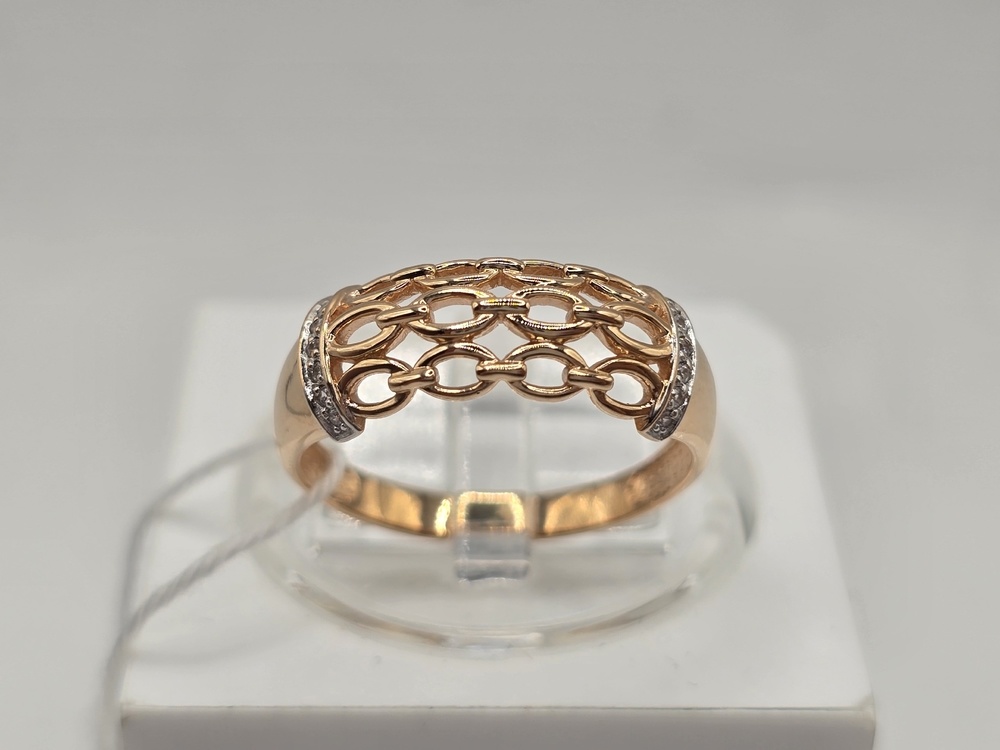 КОЛКМИ585 КОЛЬЦО С КАМНЯМИ (Au 585)