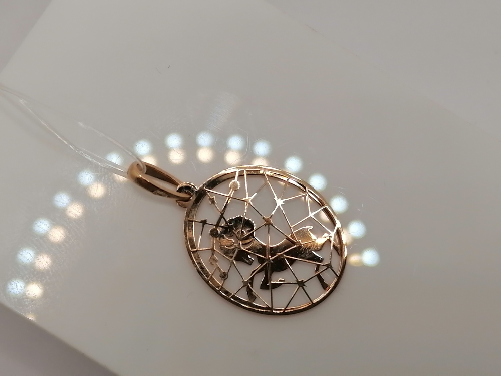 ПОДВЕСКА ЗНАК ЗОДИАКА без камня (Au 585)