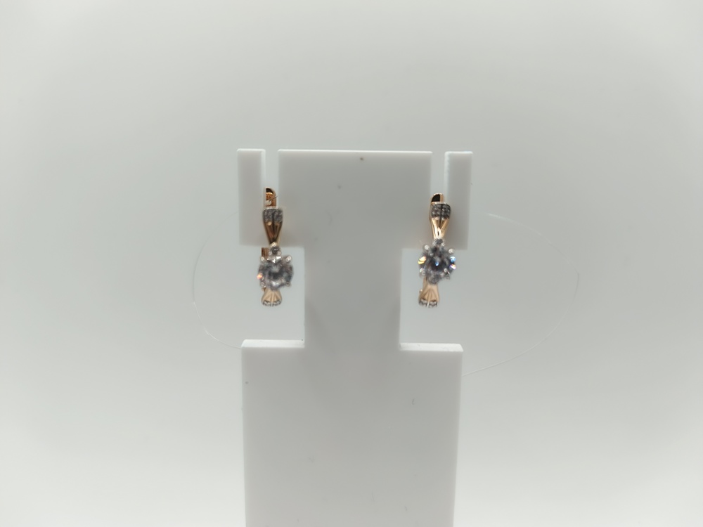 СЕРЬГИ С КАМНЯМИ (Au 585)