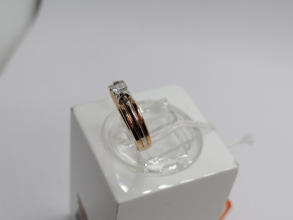 КОЛЬЦО БРИЛЛИАНТ Au 585