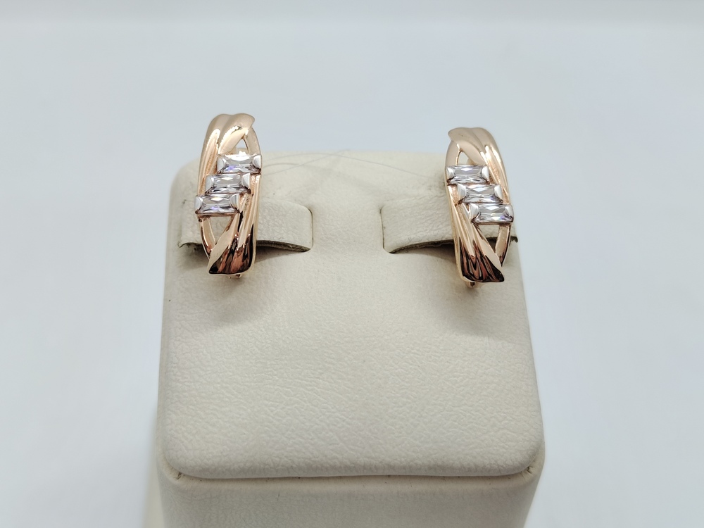 СЕРЬГИ С КАМНЯМИ (Au 585)