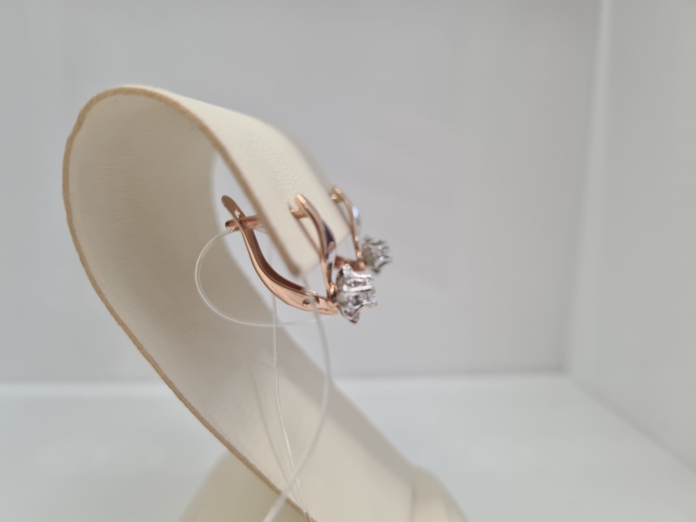 СЕРЬГИ С КАМНЯМИ (Au 585)