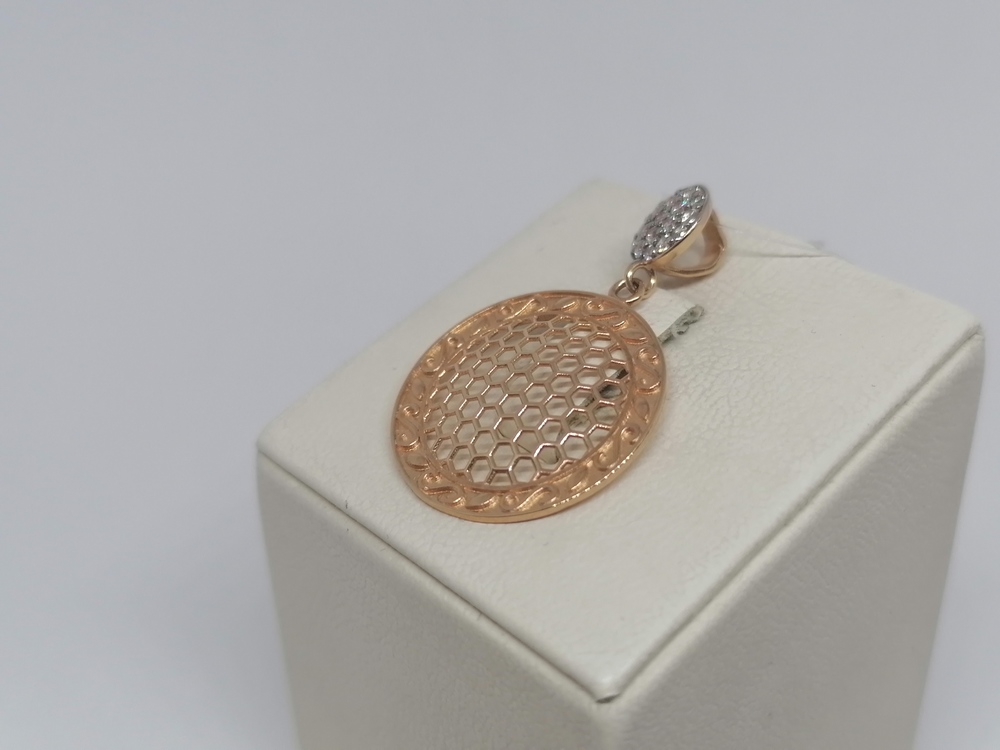 ПОДВЕСКА С КАМНЯМИ (Au 585)