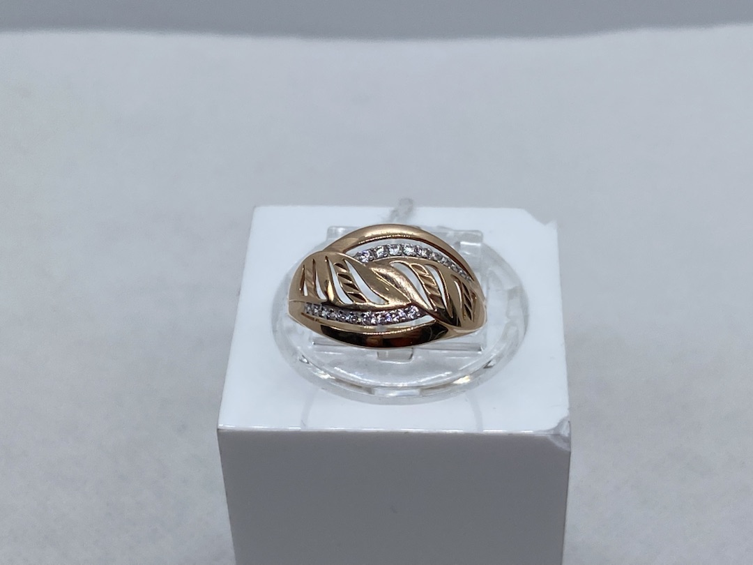 КОЛКМИ585 КОЛЬЦО С КАМНЯМИ (Au 585)