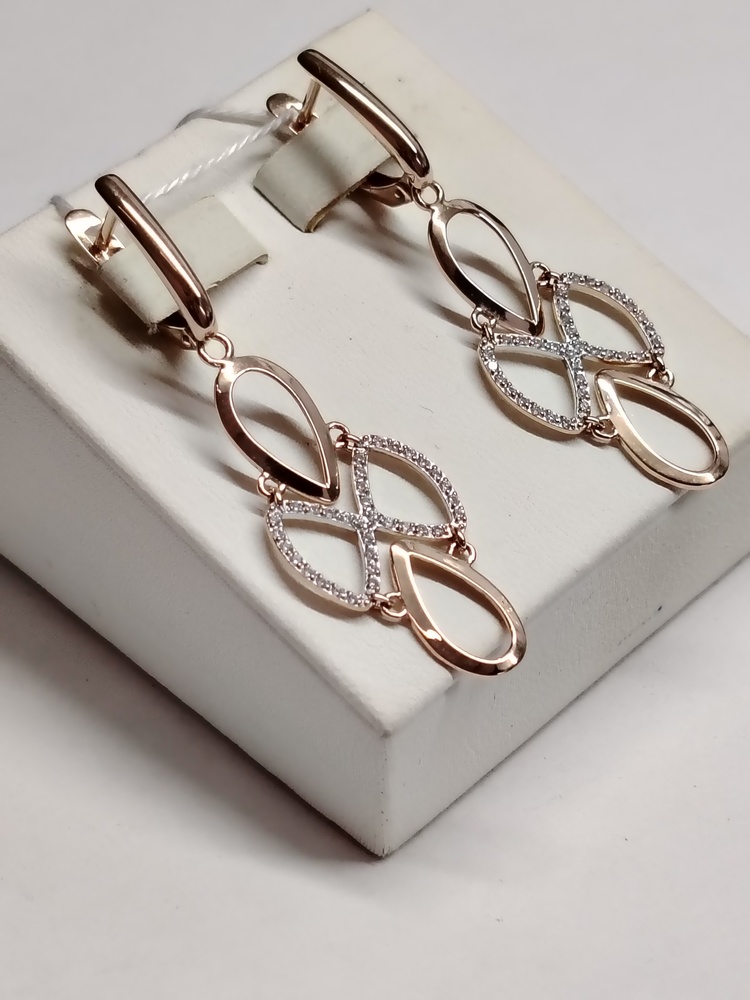 СЕРЬГИ С КАМНЯМИ (Au 585)