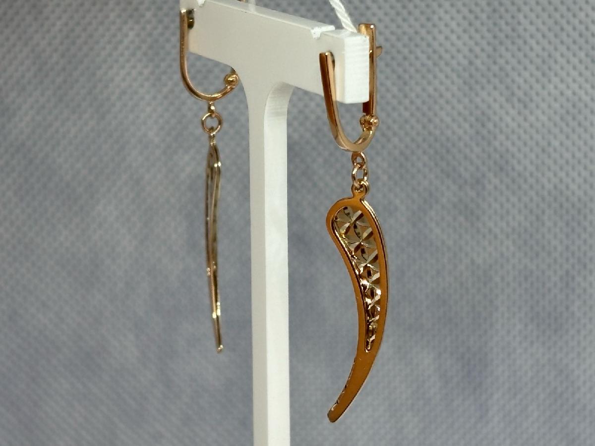 СЕРЬГИ БЕЗ КАМНЯ (Au 585)