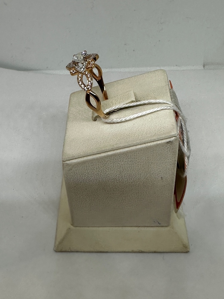 КОЛЬЦО С КАМНЯМИ (Au 585)