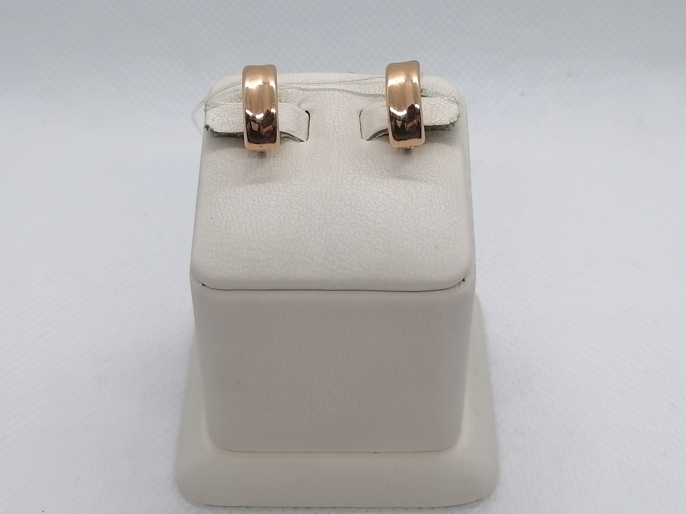 51-120-01036-1 СЕРЬГИ БЕЗ КАМНЯ (Au 585)