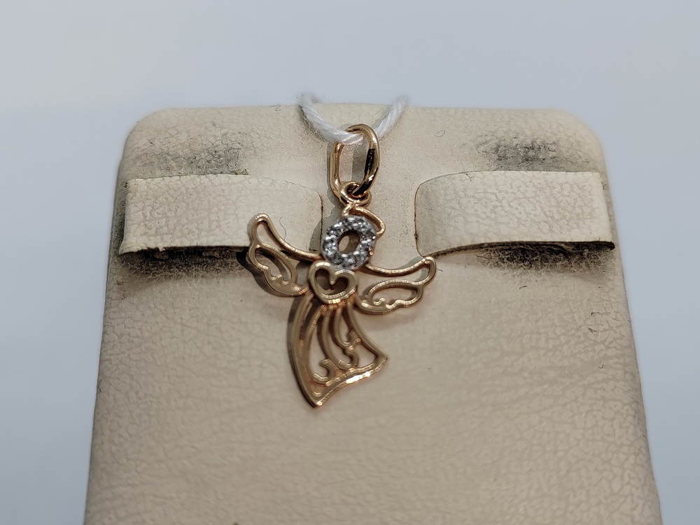 ПОДКМИ585 ПОДВЕСКА С КАМНЯМИ (Au 585)