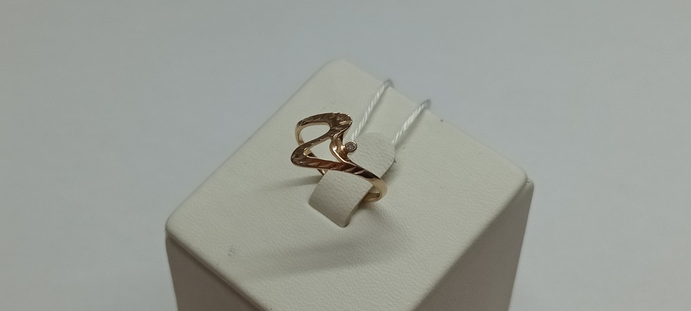 КОЛЬЦО С КАМНЕМ (Au 585)