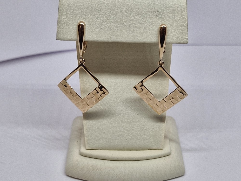 СЕРЬГИ БЕЗ КАМНЯ (Au 585)