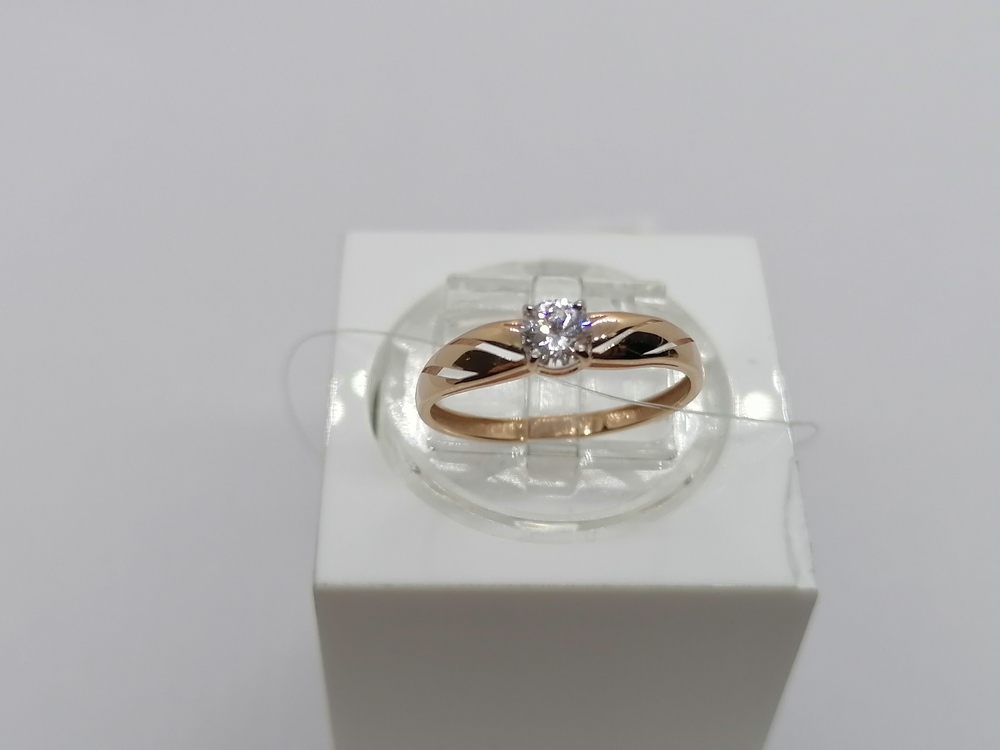 КОЛЬЦО С КАМНЕМ (Au 585)