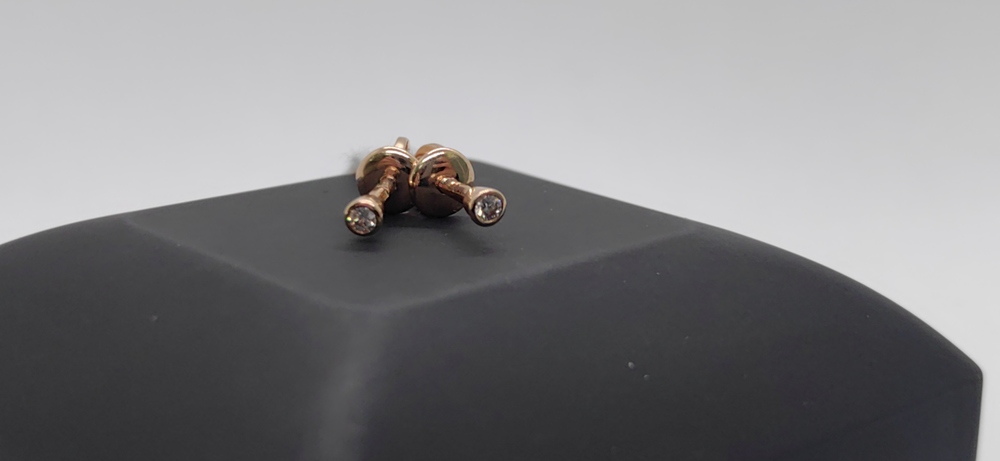 СЕРЬГИ БРИЛЛИАНТ (Au 585)