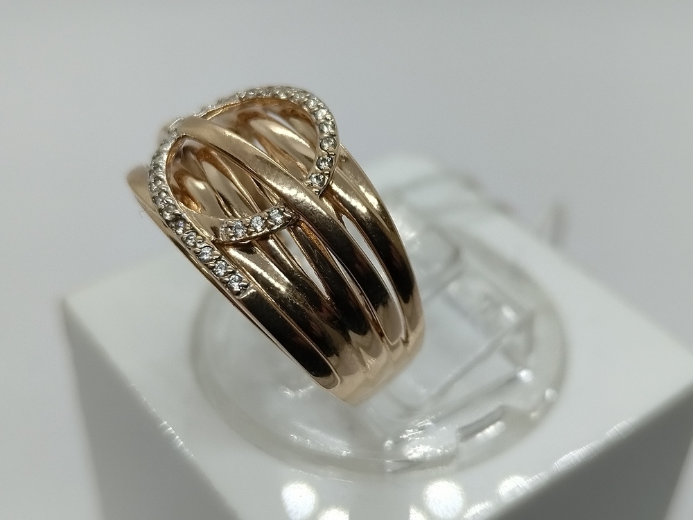 КОЛКМИ585 КОЛЬЦО С КАМНЯМИ (Au 585)