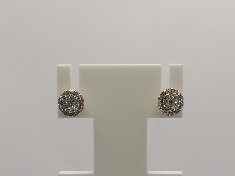 СЕРЬГИ ПУСЕТЫ Бриллиант (Au 585)