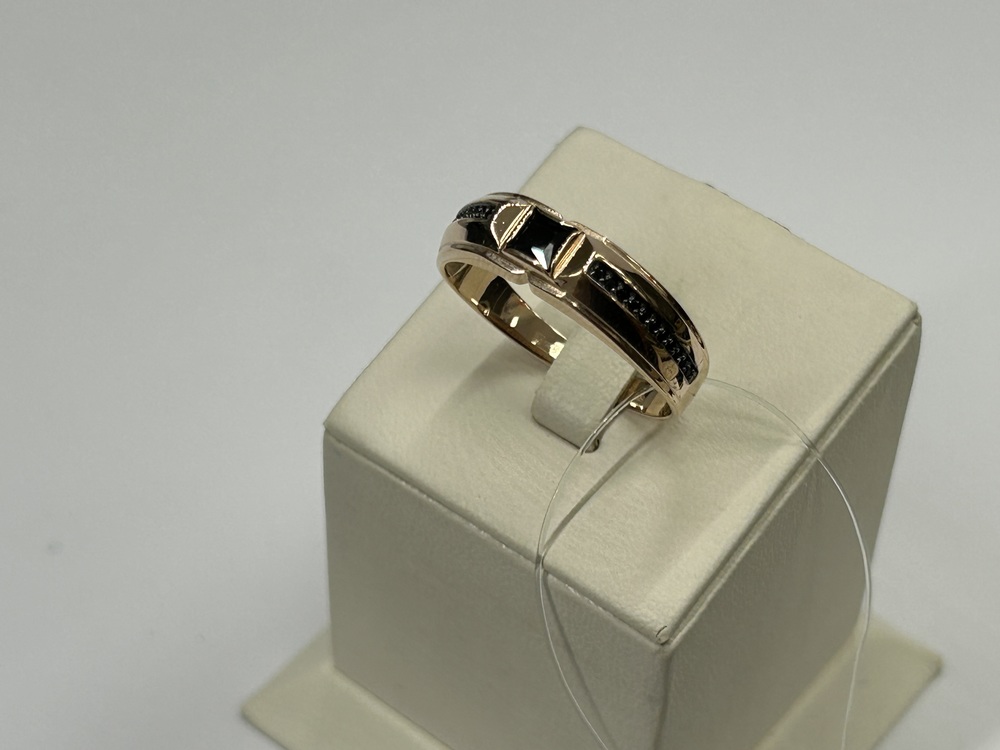 018408 КОЛЬЦО С КАМНЯМИ (Au 585)