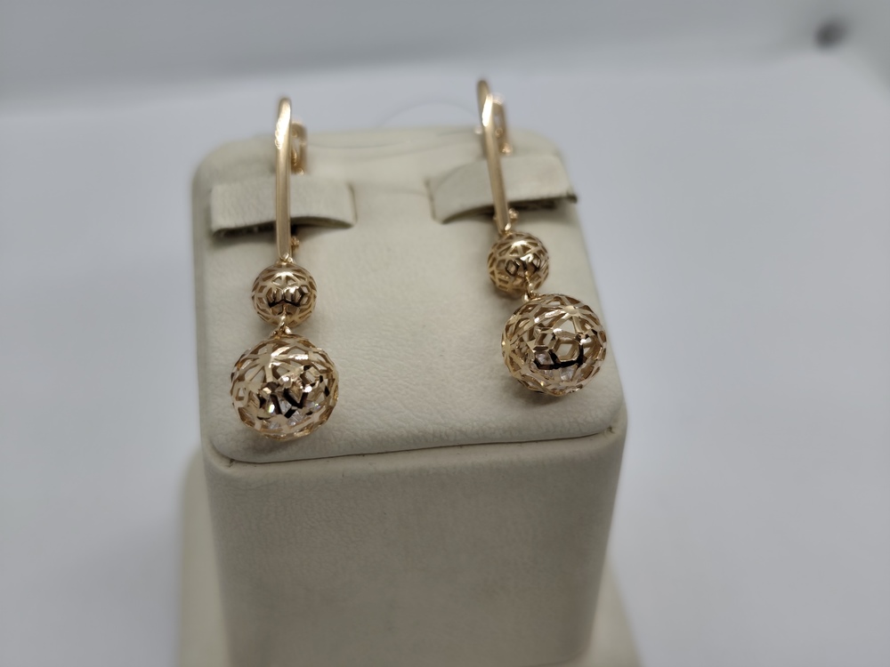 СЕРЬГИ С КАМНЯМИ (Au 585)