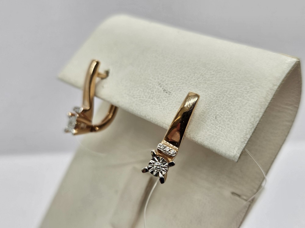 СЕРЬГИ БРИЛЛИАНТ (Au 585)