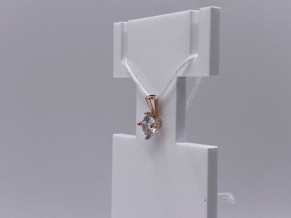 ПОДКМ585 ПОДВЕСКА С КАМНЕМ (Au 585)