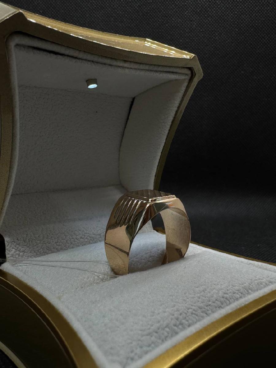 КОЛЬЦО ПЕЧАТКА без камня (Au 585)