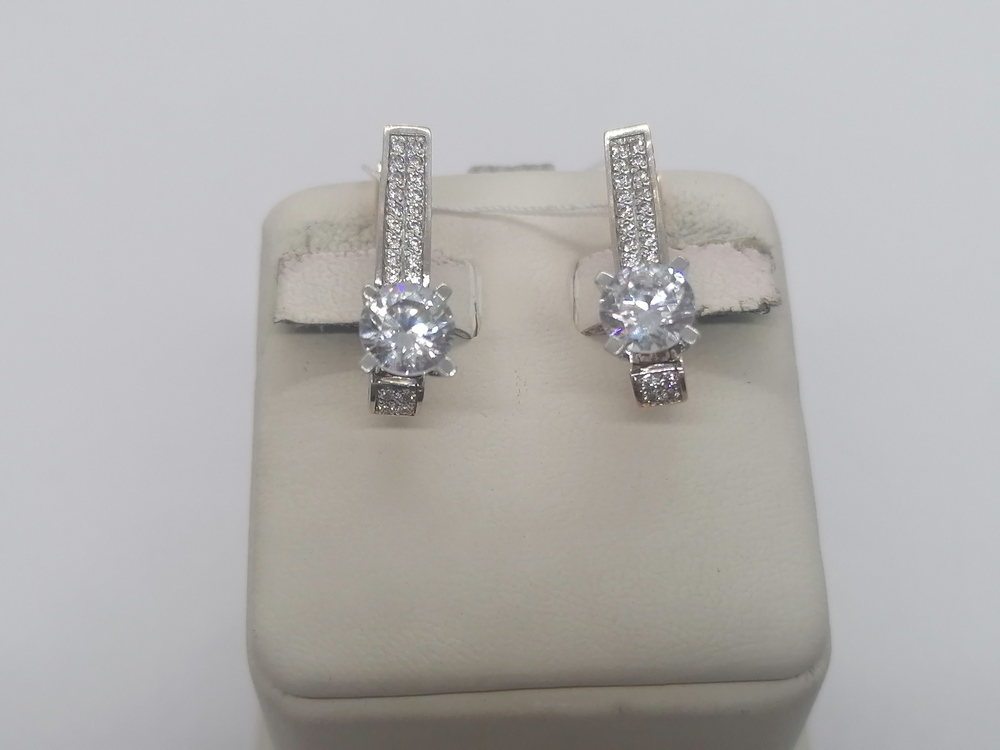 СЕРЬГИ С КАМНЯМИ (Au 585)