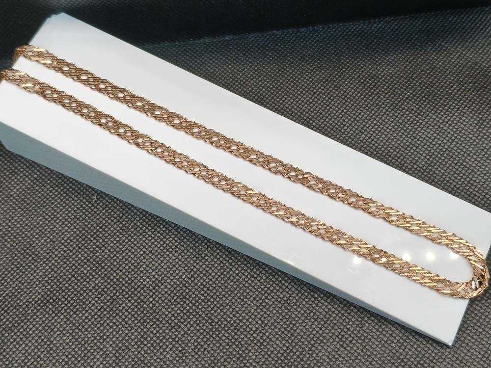 ЦЕПЬ ПОЛНОВЕСНАЯ Ромб тройной (Au 585)