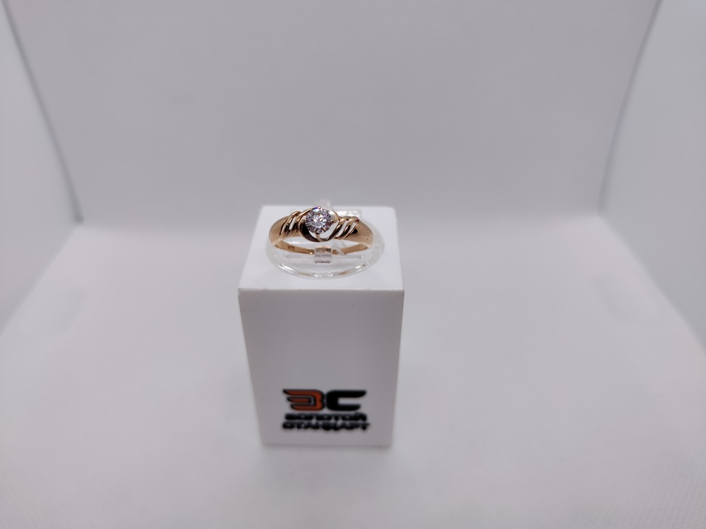 КОЛКМ585 КОЛЬЦО С КАМНЕМ (Au 585)