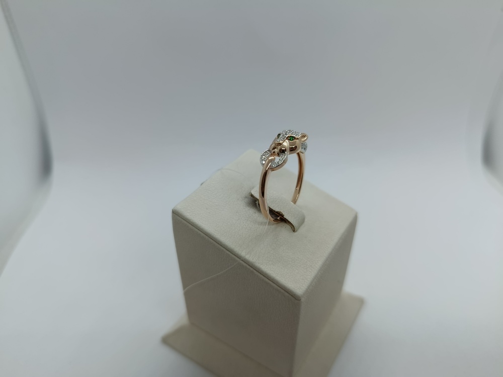 КОЛЬЦО С КАМНЯМИ (Au 585)