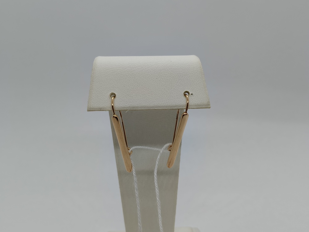 СЕРЬГИ БЕЗ КАМНЯ (Au 585)