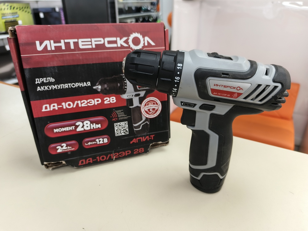Шуруповерт Интерскол ДА-10/12ЭР