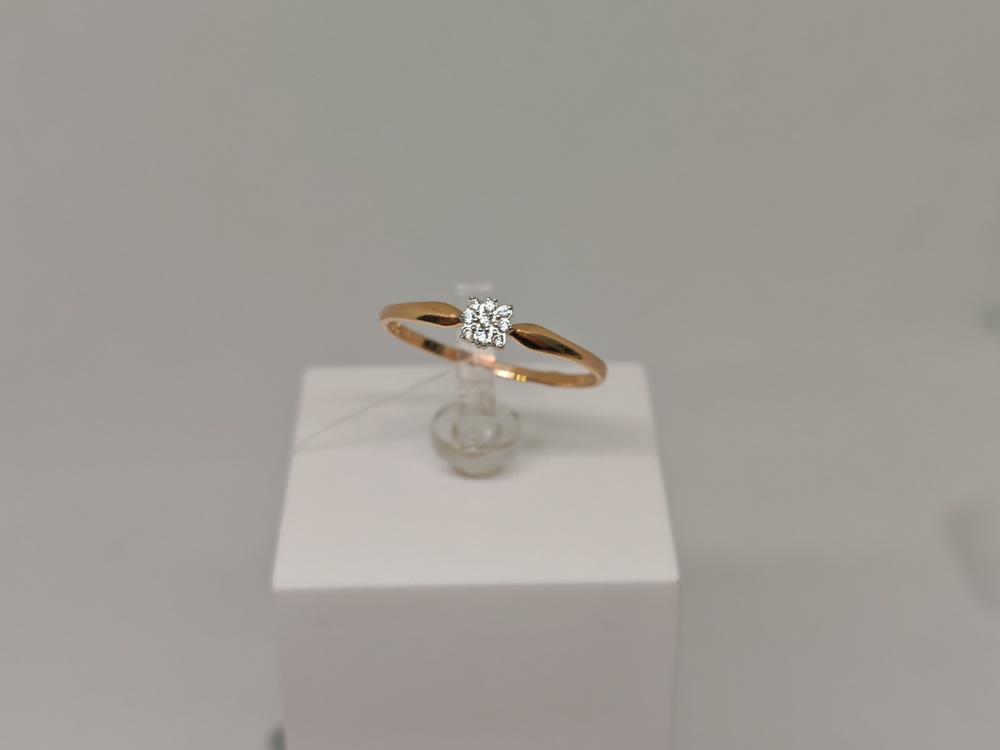 КОЛЬЦО С КАМНЕМ (Au 585)