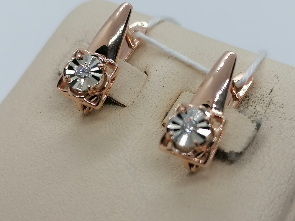 СЕРЬГИ БРИЛЛИАНТ (Au 585)