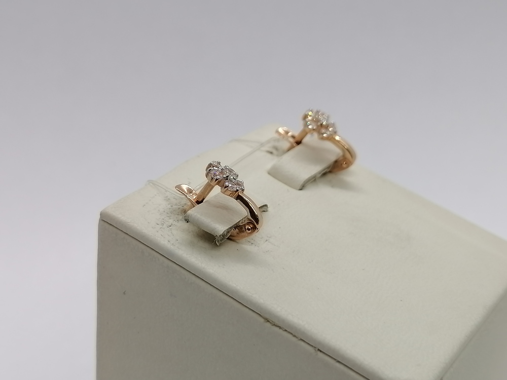 СЕРЬГИ С КАМНЯМИ (Au 585)