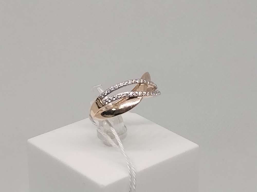 КОЛКМИ585 КОЛЬЦО С КАМНЯМИ (Au 585)