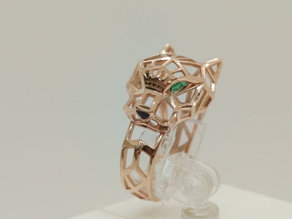 019409 КОЛЬЦО С КАМНЯМИ (Au 585)