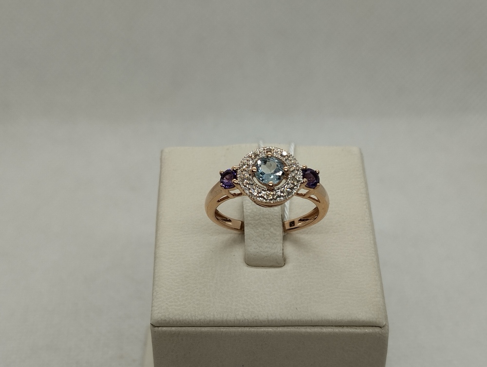 КОЛЬЦО БРИЛЛИАНТ Au 585