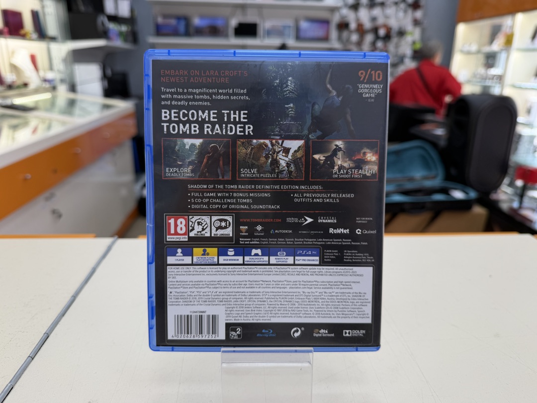Игра Playstation 4 Shadow Of The Tomb Rider
