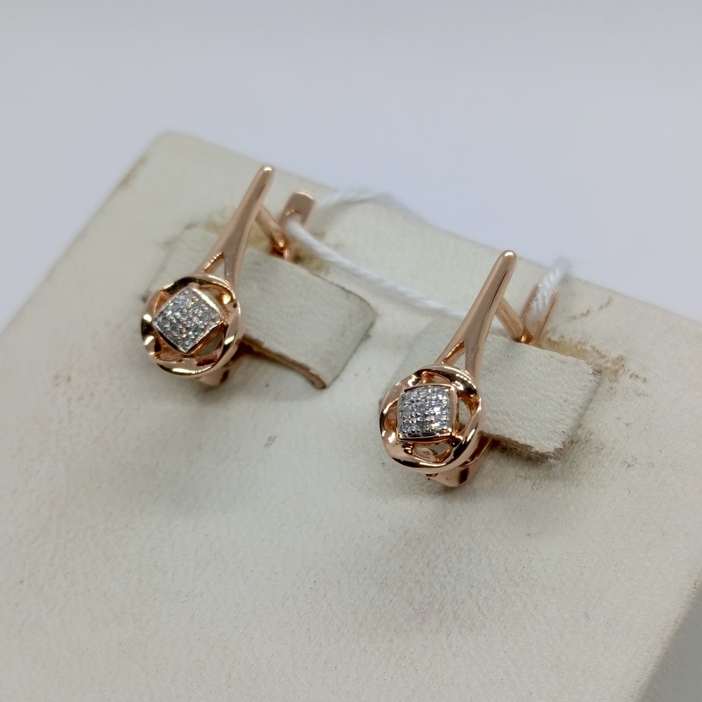 СЕРЬГИ БРИЛЛИАНТ (Au 585)