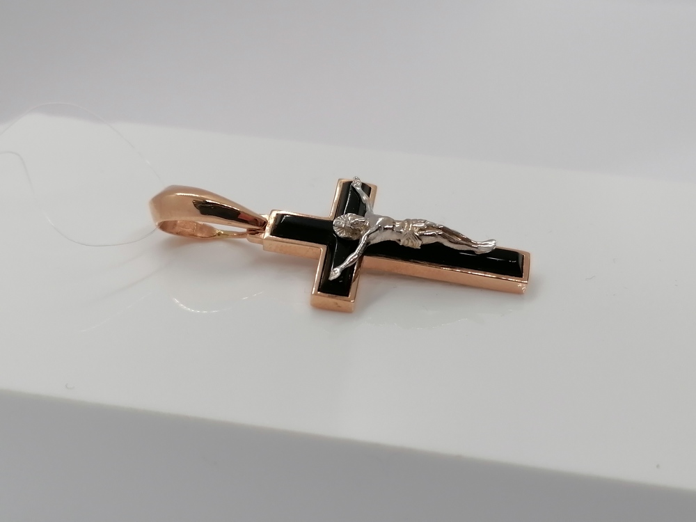  ПОДВЕСКА КРЕСТ (Au 585)