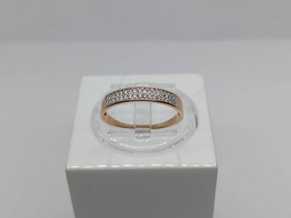 КОЛЬЦО С КАМНЯМИ (Au 585)