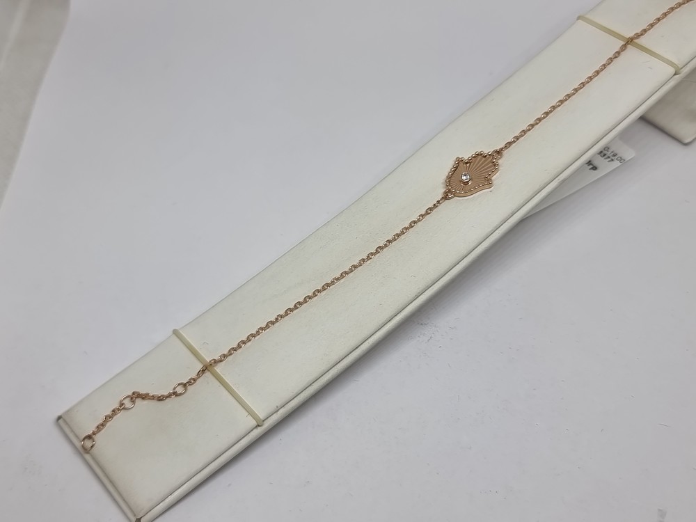 БРАСЛЕТ ФАНТАЗИЯ с камнем (Au 585)