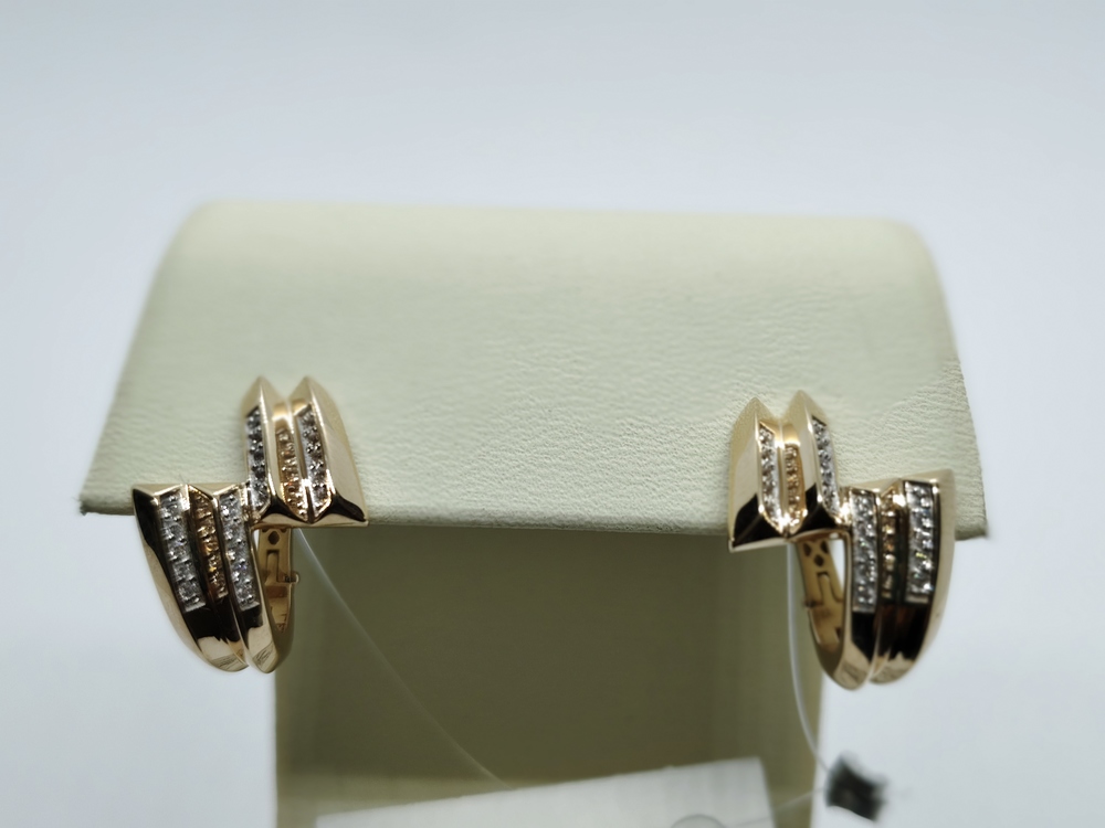 СЕРЬГИ С КАМНЯМИ (Au 585)